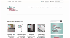 Desktop Screenshot of materialesydecoracion.com